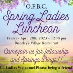 OFBC Spring Ladies Luncheon 2023 announcement